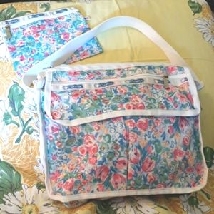 Lesportsac Mail Bag with Matching Pouchette